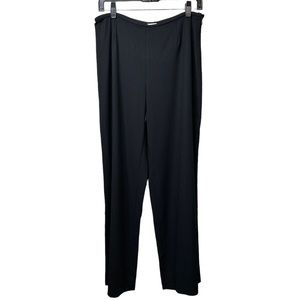 Armani Collezioni Navy Pinstripe Wide Leg Suiting Trousers Pants 12